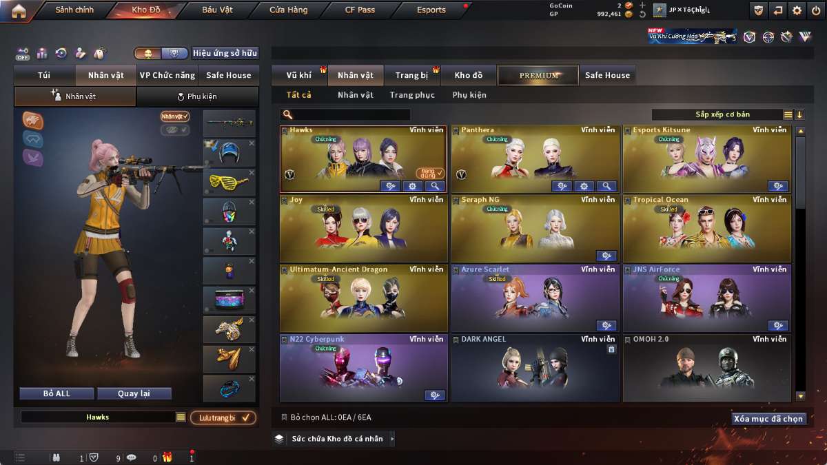 shop acc cf uy tin gia re